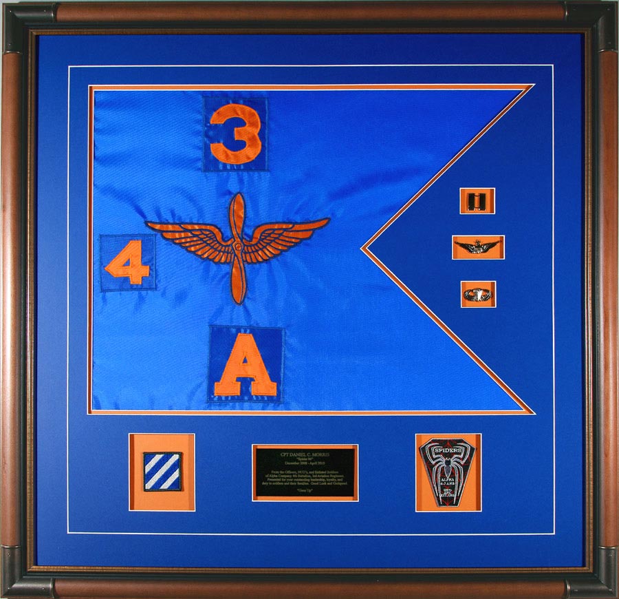 Aviation Guidon With Patches