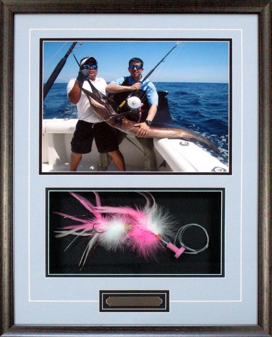 Shadow Box With Fishing Lure